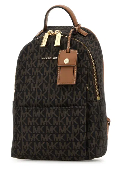 Michael Michael Kors Printed Canvas Backpack