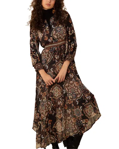 Hale Bob Maia Maxi Dress In Black