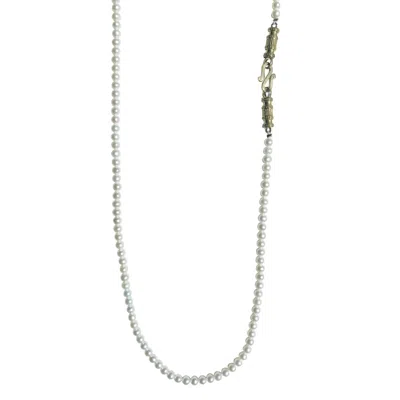 Unleash Cph Women's White / Gold Purity Pearl Necklace