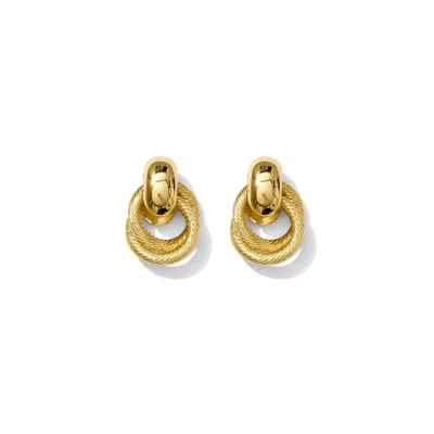 Alexie Of Athens Women's Gold Zina Hoop Drops