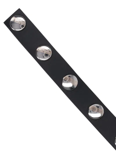 Attico Black Studs Belt