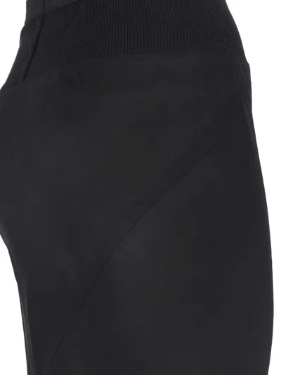 Rick Owens Cupro Midi Skirt