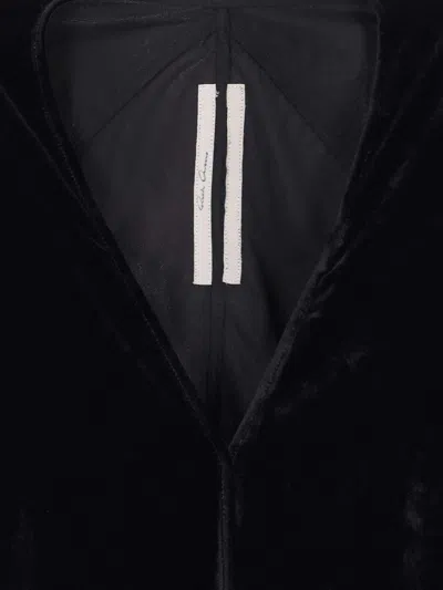 Rick Owens Velvet Sleeveless Floor-length Dress