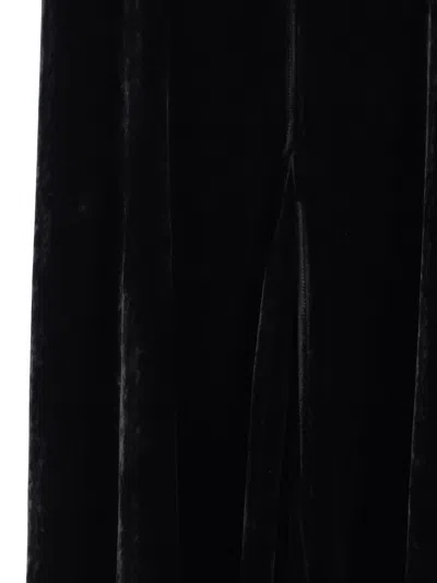 Rick Owens Velvet Sleeveless Floor-length Dress