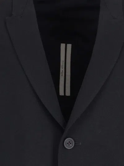 Rick Owens Single-breasted Wool Blazer