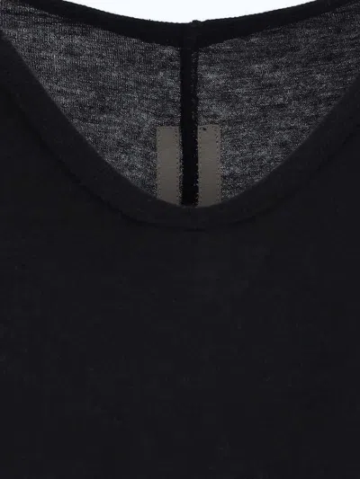Rick Owens V-neckline Long Sleeves Asymmetric Hem Soft Texture