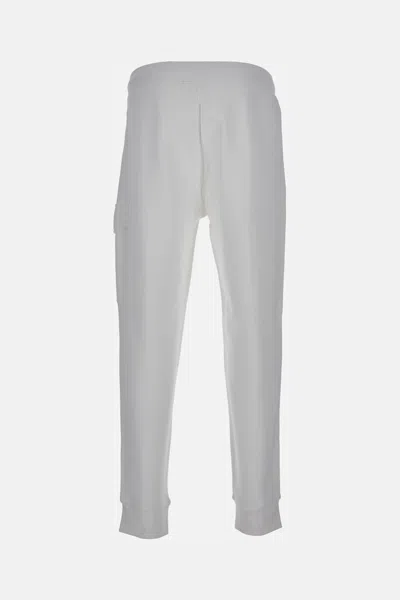 C.p. Company Drawstring-waist Cargo Track Pants In White