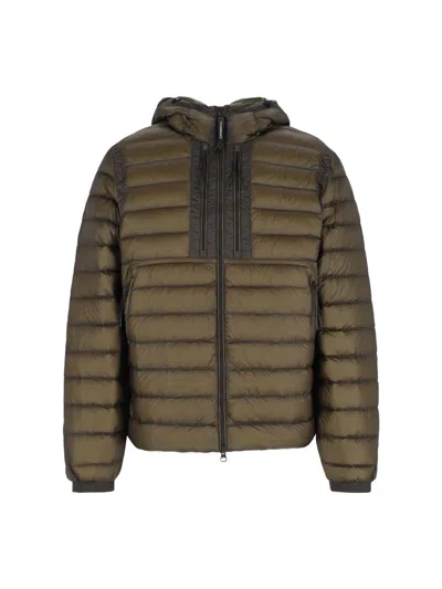 C.p. Company Piumino Imbottito In Brown