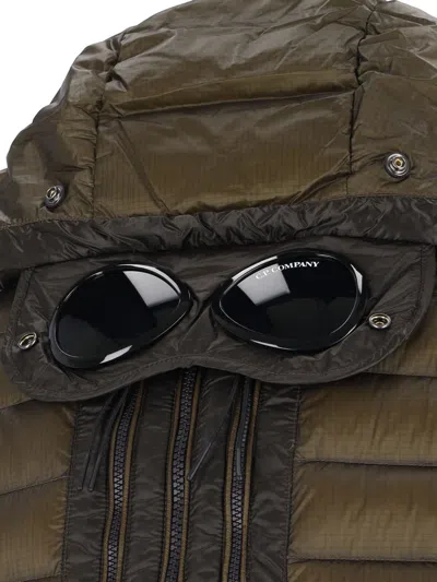 C.p. Company Piumino Imbottito In Brown