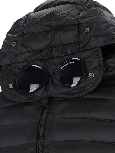 C.p. Company Quilted Puffer Gilet - Black In Black