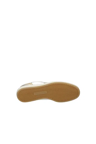 Philippe Model Veau Crackle Blanc Sable Sneakers