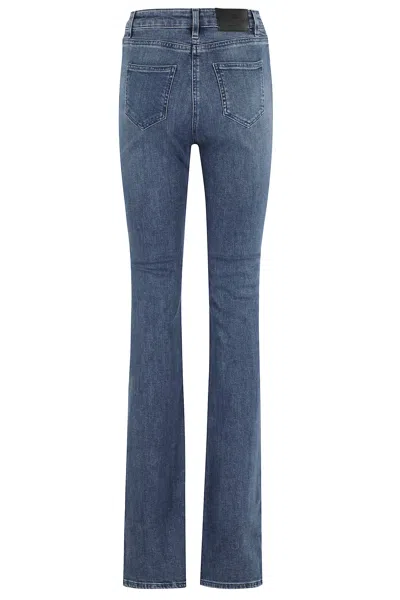 Elisabetta Franchi Cotton-blend Flared Jeans In Blue