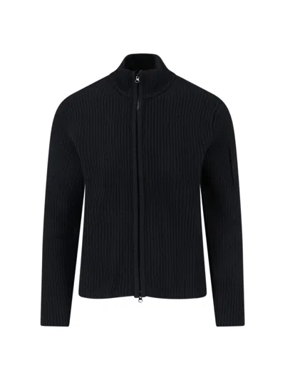 C.p. Company C.p.company Knitwear Crewneck In Black