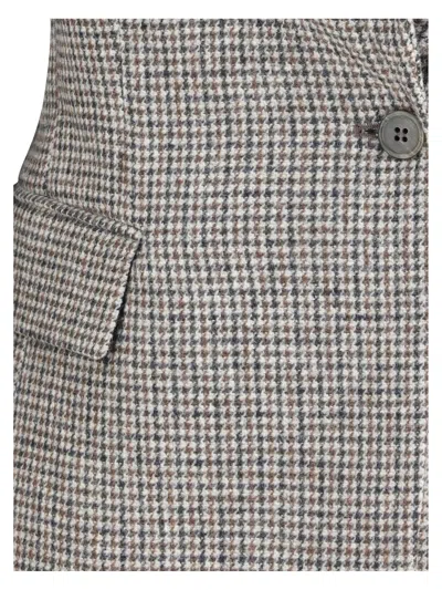 P.a.r.o.s.h P. A.r. O.s. H. Houndstooth Patterned Jacket In Gray