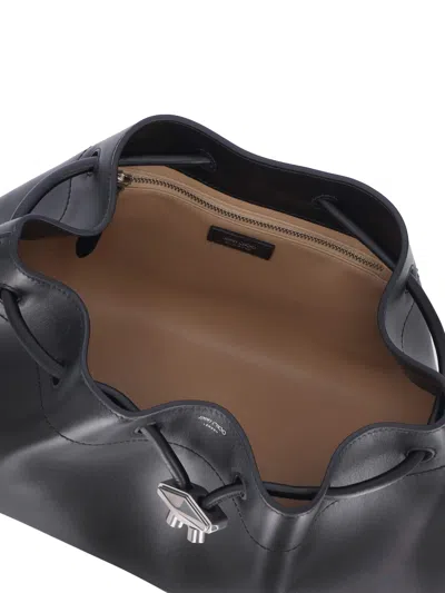 Jimmy Choo Borsa A Tracolla Bon Bon In Pelle Nera Donna