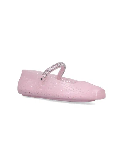 Jimmy Choo Mary Jane Jelly Ballet Flats