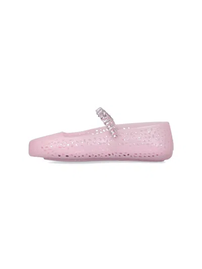 Jimmy Choo Mary Jane Jelly Ballet Flats