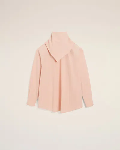 Ami Alexandre Mattiussi Pink Cotton Long Sleeves Bandana Blouse Pink