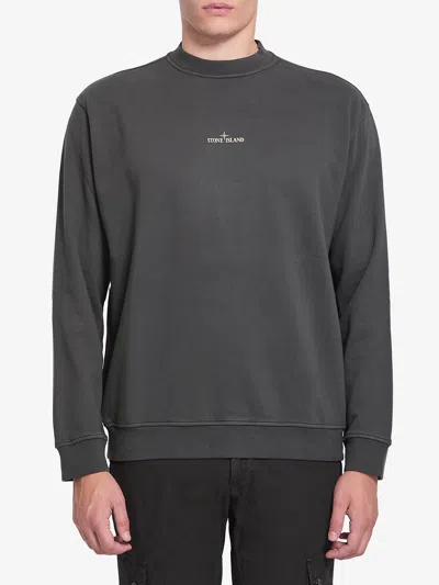 Stone Island Sweatshirt With Industrial Flow Print