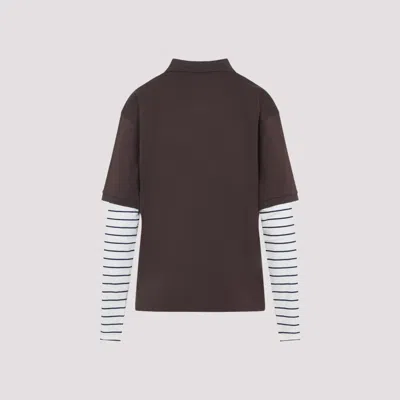 Miu Miu Polo In Brown