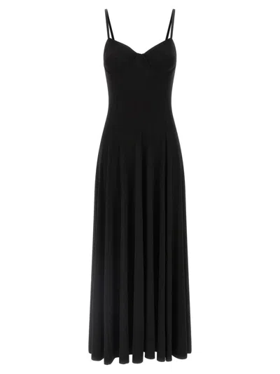 Norma Kamali Underwire Gown Dresses Black In Black