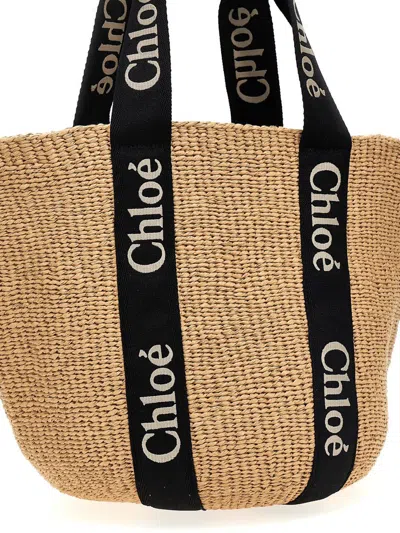 Chloé 'woody' Large Shopping Bag