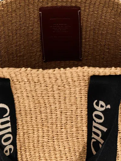 Chloé 'woody' Large Shopping Bag
