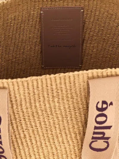 Chloé 'woody' Large Shopping Bag