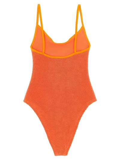 Hunza G Pamela Swim One-piece Swimsuit In Orange