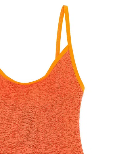 Hunza G Pamela Swim One-piece Swimsuit In Orange