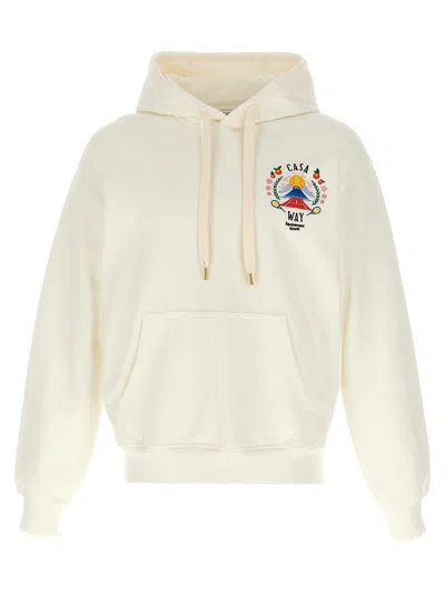 Casablanca Cotton Sweatshirt With Front Pocket And Hood