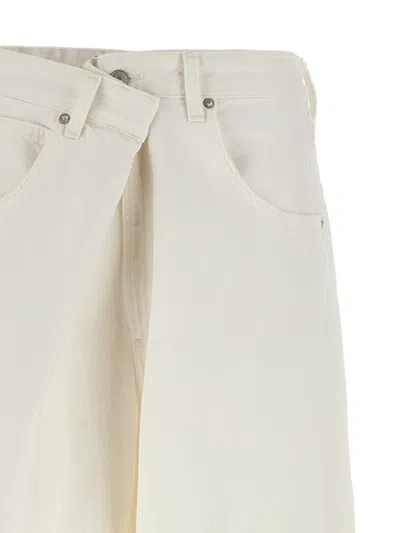 Agolde Vana Fold Jeans In White