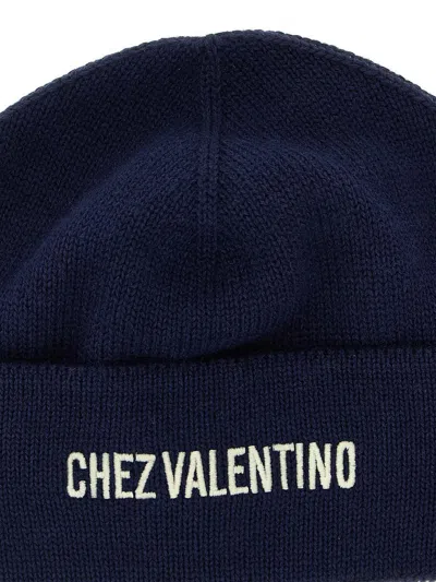 Valentino Logo-embroidered Beanie