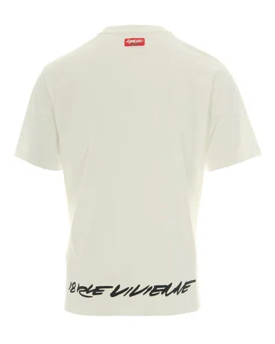 Kenzo X Futura 2000 Ivory T-shirt In Neutral