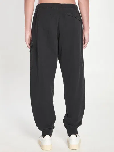 Stone Island Cargo Cotton Joggers Elastic Waistband