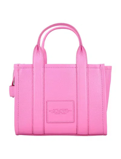 Marc Jacobs The Mini Tote Leather Bag In Pink