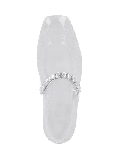Jimmy Choo The Jelly Crystal-embellished Ballet Flats