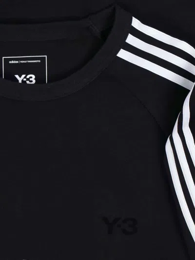 Y-3 Adidas T-shirts And Polos In Black