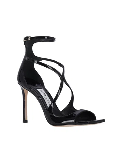 Jimmy Choo Black Azia 95 Sandal