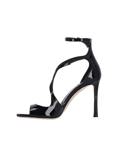 Jimmy Choo Black Azia 95 Sandal