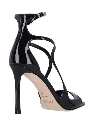 Jimmy Choo Black Azia 95 Sandal