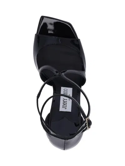 Jimmy Choo Black Azia 95 Sandal