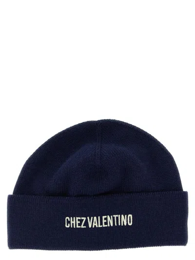 Valentino Logo-embroidered Beanie