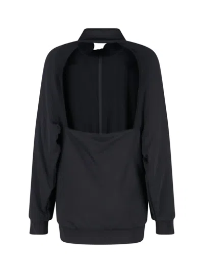 Balenciaga Reimagined Black Jacket With Open Back In Black