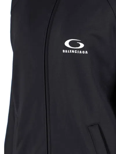 Balenciaga Reimagined Black Jacket With Open Back In Black