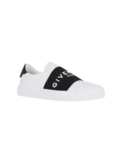 Givenchy Urban Street Sneakers In Leather With Elastic Band