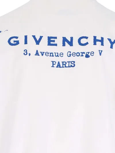 Givenchy White Cotton Jersey Crewneck T-shirt