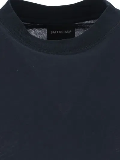 Balenciaga Cocoon Cotton Jersey Maxi Dress In Black