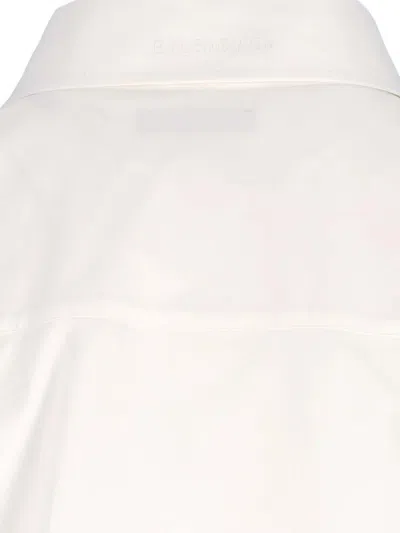 Balenciaga White Poplin Shirt In White