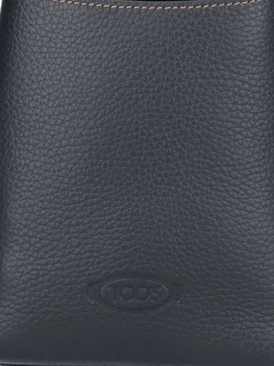 Tod's Structured Pebbled Texture Bag With Silver-tone Hardware